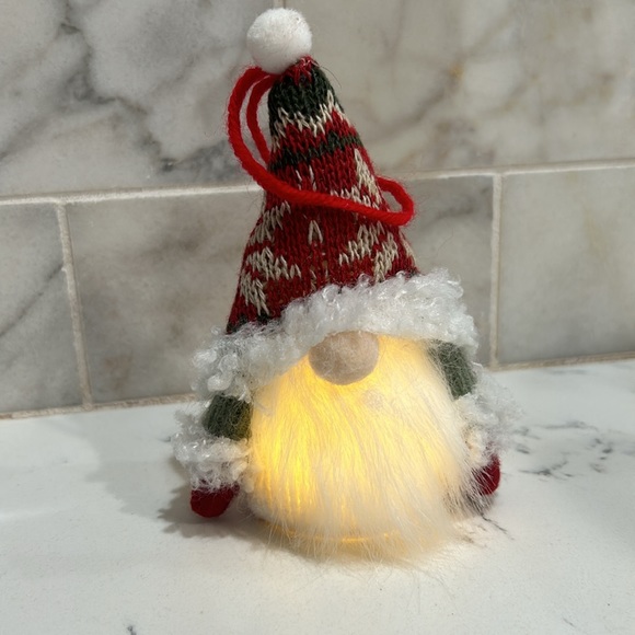 Gnome Light Up Christmas Ornament - Picture 3 of 3